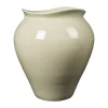 Broste Copenhagen Florentina Gulvvase Ø 50 x H 57 cm - Stentøj - Beige