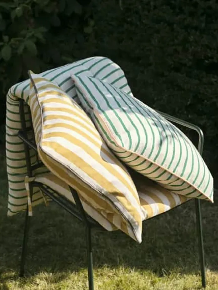 Broste Copenhagen Franca Pudebetræk B 50 x L 50 cm - Bomuld - Gul