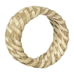 Broste Copenhagen Gaia Servietring - 6 stk. Ø 5 cm - Rattan - Natur