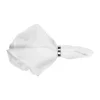 Broste Copenhagen Gracie Stofserviet B 45 x L 45 cm - Hør - Pure white