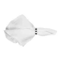 Broste Copenhagen Gracie Stofserviet B 45 x L 45 cm - Hør - Pure white
