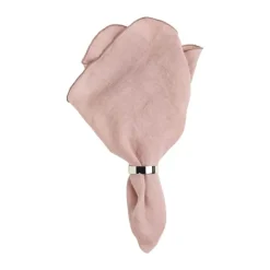 Broste Copenhagen Gracie Stofserviet B 45 x L 45 cm - Hør - Fawn