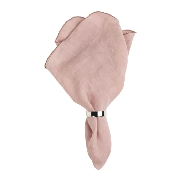 Broste Copenhagen Gracie Stofserviet B 45 x L 45 cm - Hør - Fawn