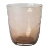 Broste Copenhagen Hammered Glas 33,5 cl - Mundblæst glas - Brown