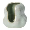 Broste Copenhagen Hekla Lanterne Ø 9,5 x H 10 cm - Stentøj - Sage green
