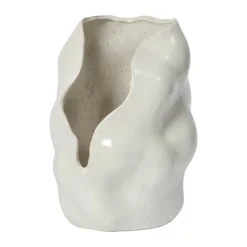 Broste Copenhagen Hekla Lanterne Ø 18,6 x H 24 cm - Stentøj - Cream