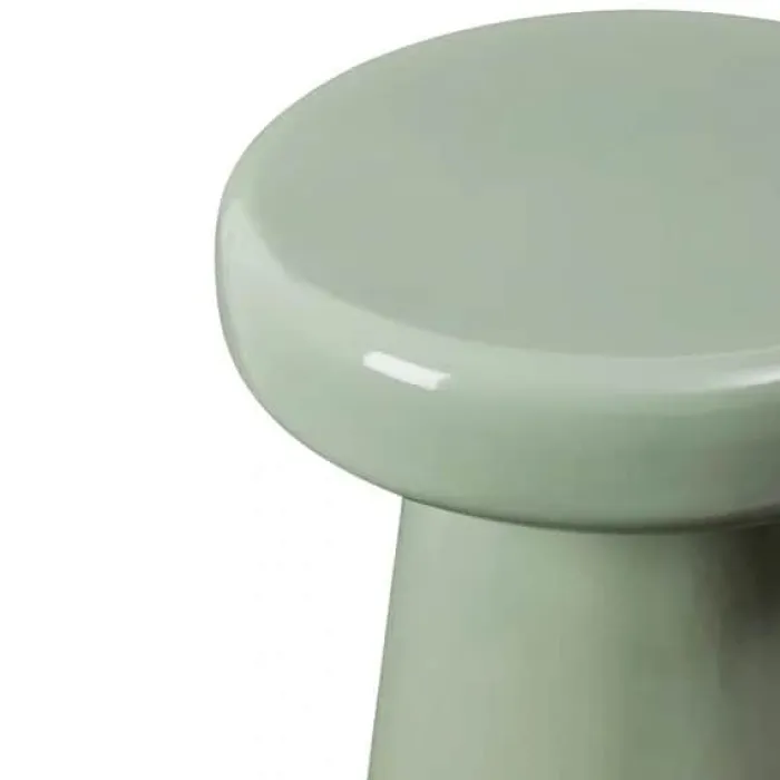 Broste Copenhagen Jelly Sidebord Ø 36 x H 36 cm - Emaljeret jern - Grøn