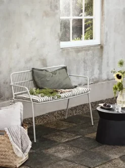 Broste Copenhagen Linn Pudebetræk B 40 x L 60 cm - Bomuld/hør - Grape Leaf Green