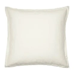 Broste Copenhagen Linn Pudebetræk B 60 x L 60 cm - Bomuld/hør - Castle Beige