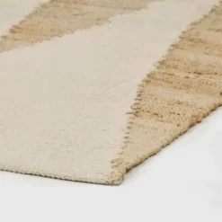 Broste Copenhagen Lumi Gulvtæppe B 140 x L 200 cm - Jute/bomuld - Natur