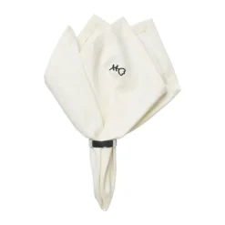 Broste Copenhagen Mai Serviet B 45 x L 45 cm - Bomuld - Sort