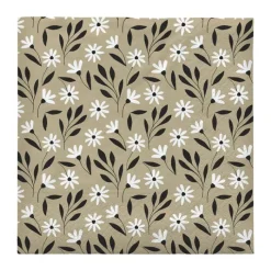 Broste Copenhagen Meadow Papirservietter - 12 stk. B 33 x L 33 cm - Papir - Beige/Black