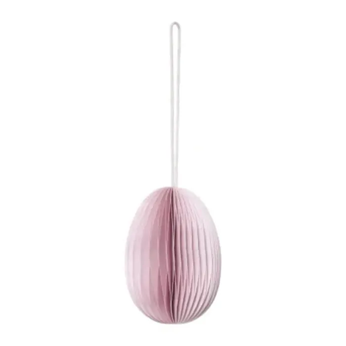 Broste Copenhagen Megan Papir Ornament Ø 4 x H 6 cm - Papir - Pink