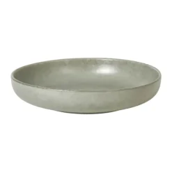 Broste Copenhagen Nordic Marsh Skål Ø 22,5 cm - Stentøj - Light Dusty Green