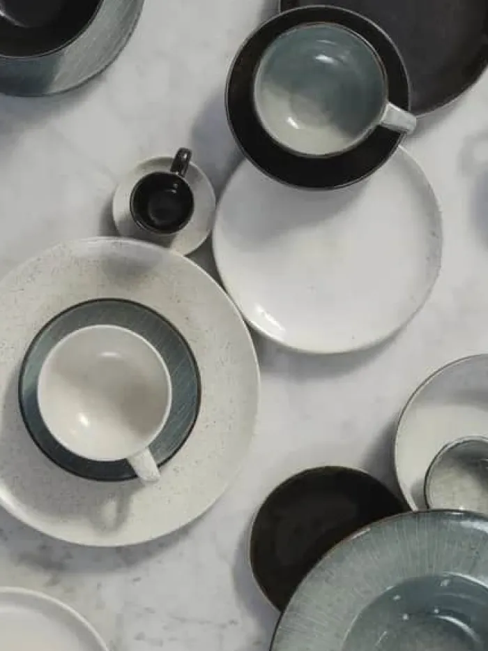 Broste Copenhagen Nordic Sea Skål Ø 17 - Stentøj - Soft Blue