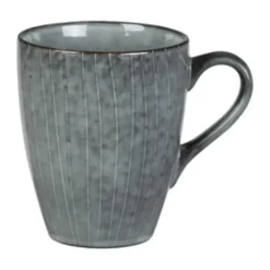 Broste Copenhagen Nordic Sea Mega Krus 40 cl - Stentøj - Soft Blue