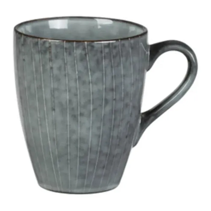 Broste Copenhagen Nordic Sea Mega Krus 40 cl - Stentøj - Soft Blue