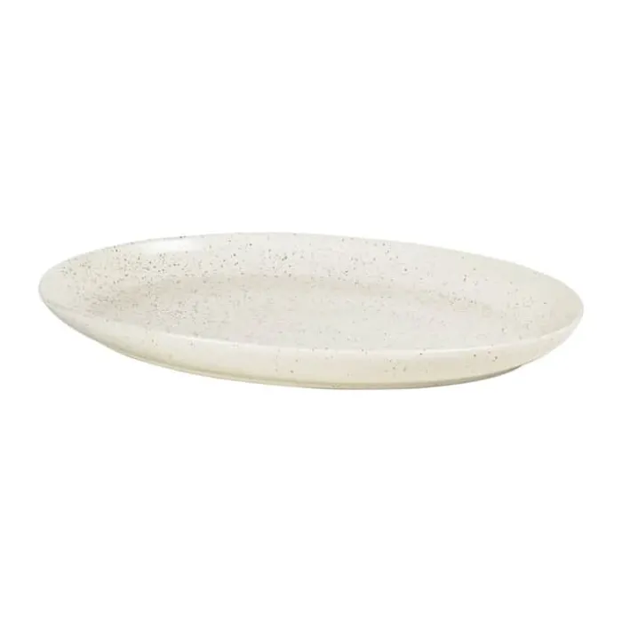 Broste Copenhagen Nordic Vanilla Fad L 35,5 cm - Stentøj - Cream