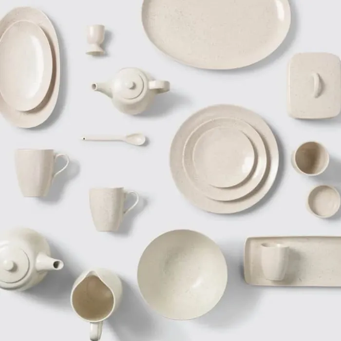 Broste Copenhagen Nordic Vanilla Servietring - 6 stk. Ø 4,5 - Stentøj - Cream