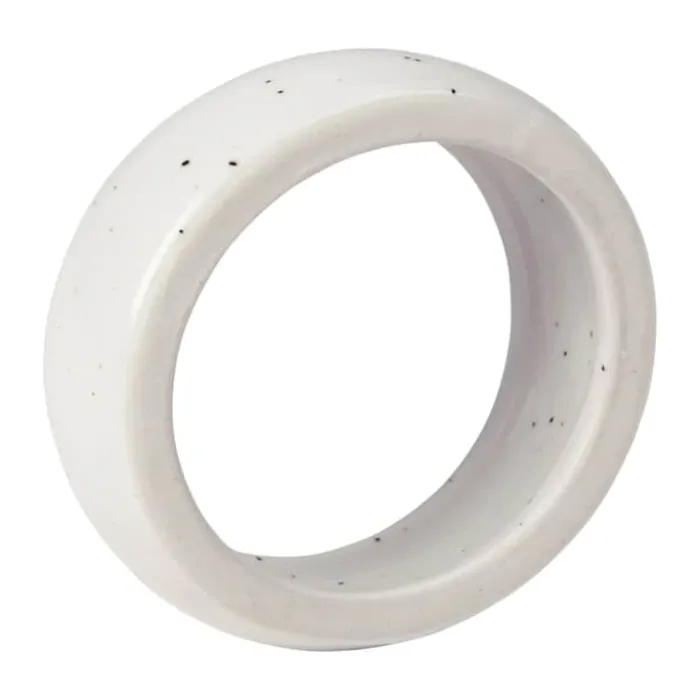 Broste Copenhagen Nordic Vanilla Servietring - 6 stk. Ø 4,5 - Stentøj - Cream
