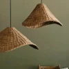 Broste Copenhagen Nori Lampeskærm Ø 74 cm - Rattan - Natur
