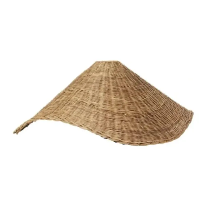 Broste Copenhagen Nori Lampeskærm Ø 74 cm - Rattan - Natur