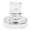 Broste Copenhagen Petra Lysestage Ø 8 x H 8 cm - Glas - Klar