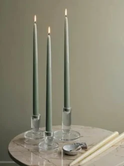 Broste Copenhagen Petra Lysestage Ø 8 x H 8 cm - Glas - Klar