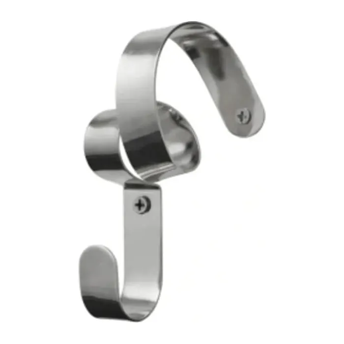 Broste Copenhagen Ribbon Knage L 12,5 cm - Jern - Grå