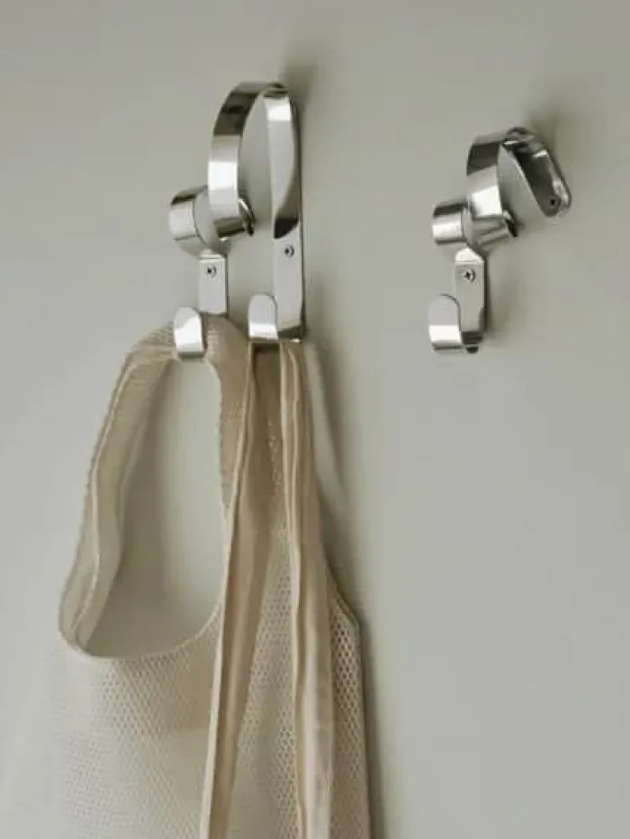 Broste Copenhagen Ribbon Knage L 12,5 cm - Jern - Grå