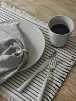 Broste Copenhagen Ring Servietring - 6 stk. Ø 4,5 - Jern - Grå