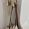 Broste Copenhagen Roberta Knage B 3,5 x D 7 x H 10 cm - Aluminium - Guld
