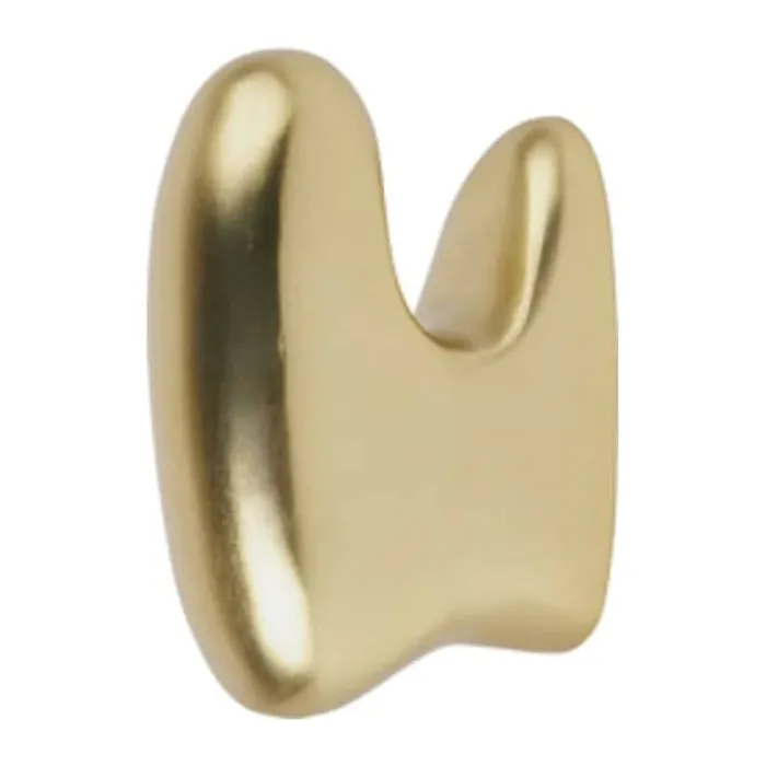 Broste Copenhagen Roberta Knage B 3,5 x D 7 x H 10 cm - Aluminium - Guld