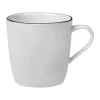 Broste Copenhagen Salt Tekop 25 cl - Porcelæn - White/black
