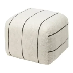 Broste Copenhagen Sigrid Puf B 50 x D 50 x H 38 cm - Beige