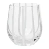 Broste Copenhagen Stripe Drikkeglas 35 cl - Glas - Hvid/klar
