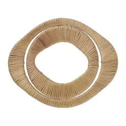 Broste Copenhagen Tini Bordskåner B 17 x L 21 cm - Rattan - Natur