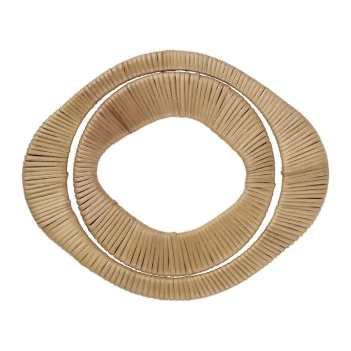 Broste Copenhagen Tini Bordskåner B 17 x L 21 cm - Rattan - Natur