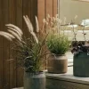 Broste Copenhagen Uma Urtepotte Ø 22 x H 20 cm - Terracotta - Grå