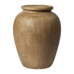 Broste Copenhagen Uma Vase Ø 24 x H 30 cm - Terrakotta - Brun