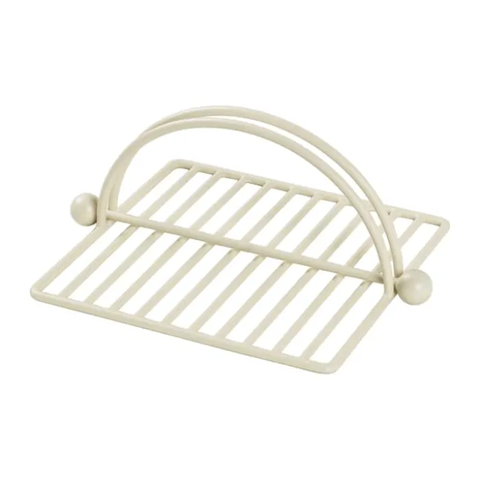 Broste Copenhagen Viet Servietholder H 10 x L 18 cm - Jern - Grå