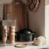 Broste Copenhagen Vig Ovnfast Fad m. Låg B 24 x L 20,5 cm - Sort