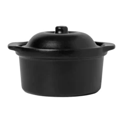 Broste Copenhagen Vig Ovnfast Fad m. Låg B 24 x L 20,5 cm - Sort