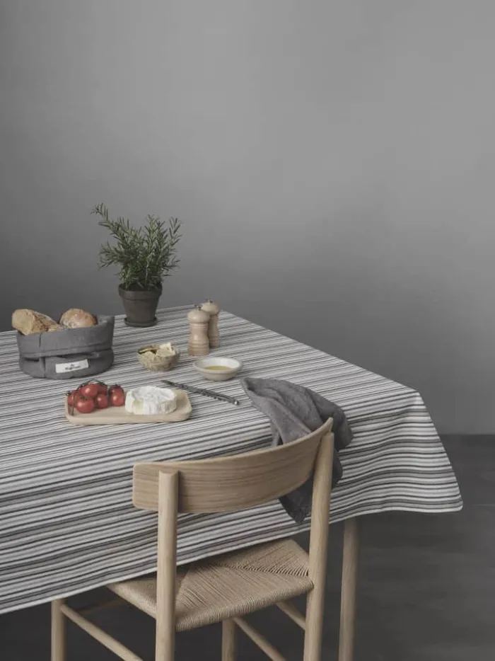 By Mogensen Earth Brødpose H 12 x B 19 x L 19 cm - Økologisk bomuld - Grå