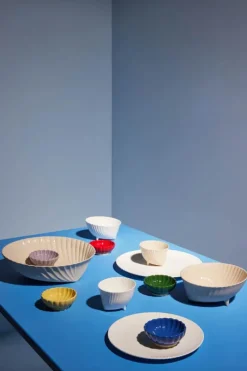 ByOn Florian Skål Ø 9,5 cm - Porcelæn - Blå