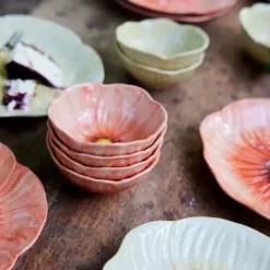 ByOn Poppy Skål Ø 11 cm - Stentøj - Rød