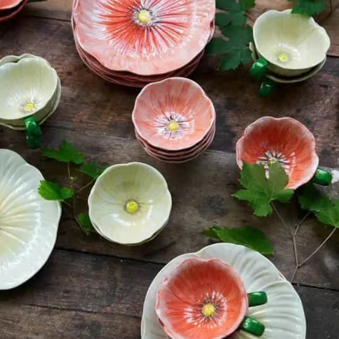 ByOn Poppy Skål Ø 11 cm - Stentøj - Rød