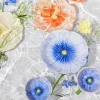 ByOn Poppy Tallerken Ø 21 cm - Stentøj - Blue