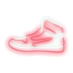 Candy Shock Neon LED Lampe - Sneaker H 32 x L 44 x B 6 cm - Akryl/LED - Multifarvet