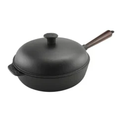 Carl Victor Sauterpande Ø 28 cm - Støbejern/træ